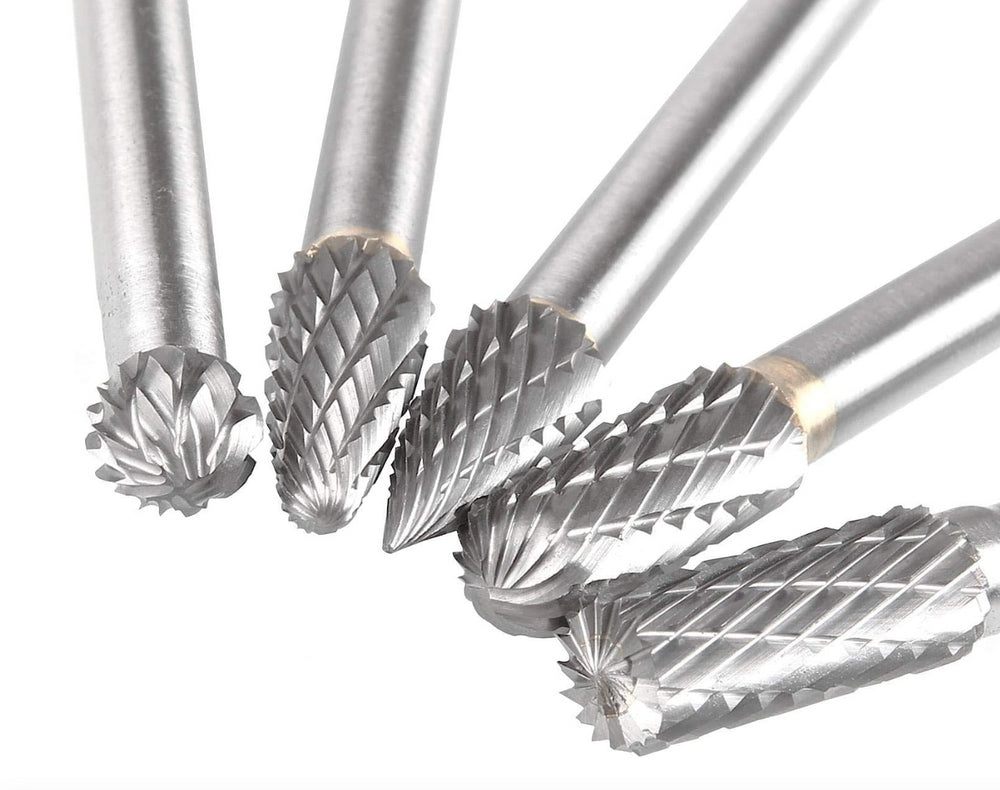 Carbide Bur Set, Double Cut