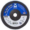 Flap Discs, Type 29 Zirconia High Density, 7'' x 5/8'', 120 Grit