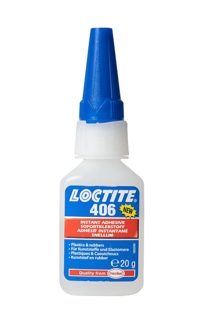 Loctite 406, Prism Instant Adhesive, Wicking Grade, 20 g