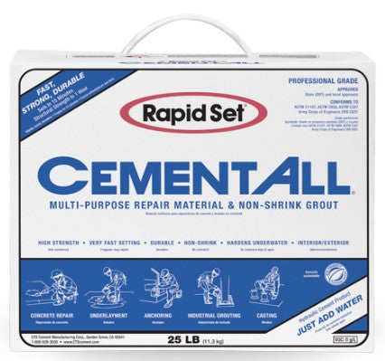 Cement, Rapid Set, 25LB