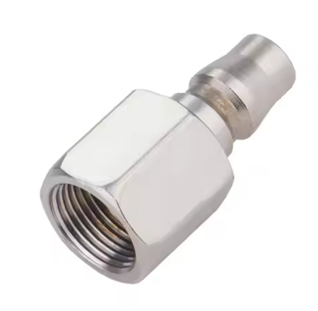 Quick Connect Coupler, Plug With Female End, Stainless Steel, 1/2" 400-PF