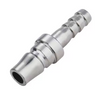 Quick Connect Coupler, Plug With Hose End, Stainless Steel, 1/4", 20-PH