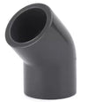 Elbow, 45 Deg, PVC , Socket x Socket, 1" Pipe Size