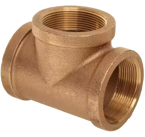 Tee, Brass, 1" BSPT