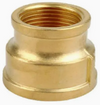 Reducing Socket, Brass, 1/2" x  3/8", BSPT