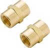 Female Coupling, Brass, 1/4''