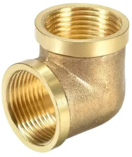 Elbow, 90 Degree, Brass, 1/4" BSPT