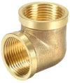 Elbow, 90 Degree, Brass, 3/8" BSPT