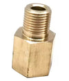 Gauge Adapter, Brass, 1/4” F  x  3/8” M BSP