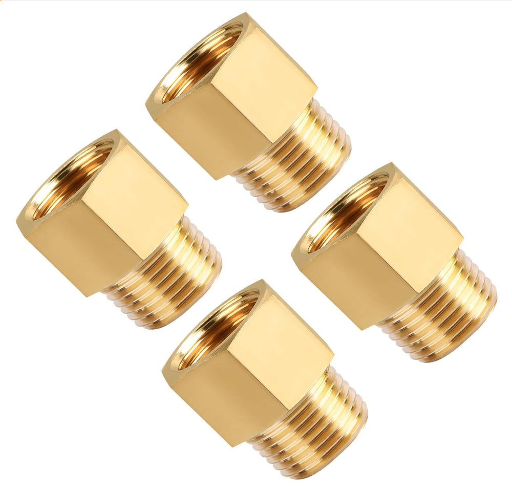 Adapter, Female/Male, Brass, 1/8"  x  1/8''