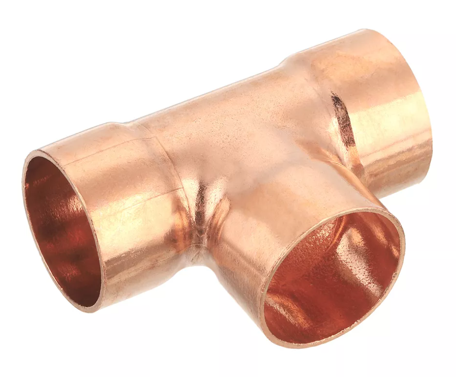 Copper Solder Fitting, Tee, 14 mm