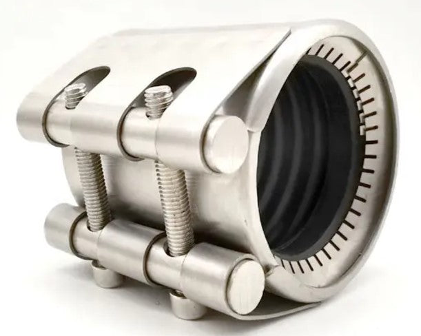 Straub Coupling, Repair, Stainless Steel, 48.3 mm, 1-12"