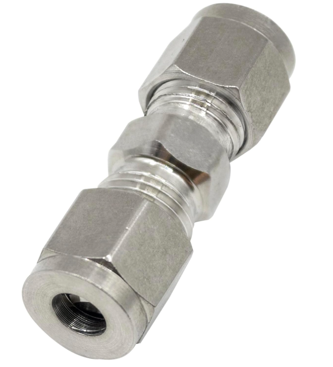 Compression Union, Stainless Steel, 12 mm