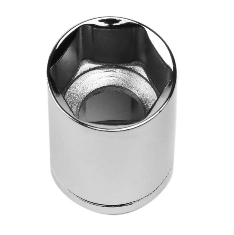 Socket, 1/4" Dr, 6 Point, Chrome