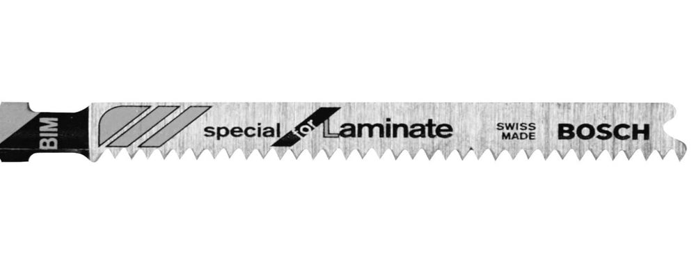 Jig Saw Blades, Special For Laminate, High Speed Steel, 3", 14 TPI, 5 Pk