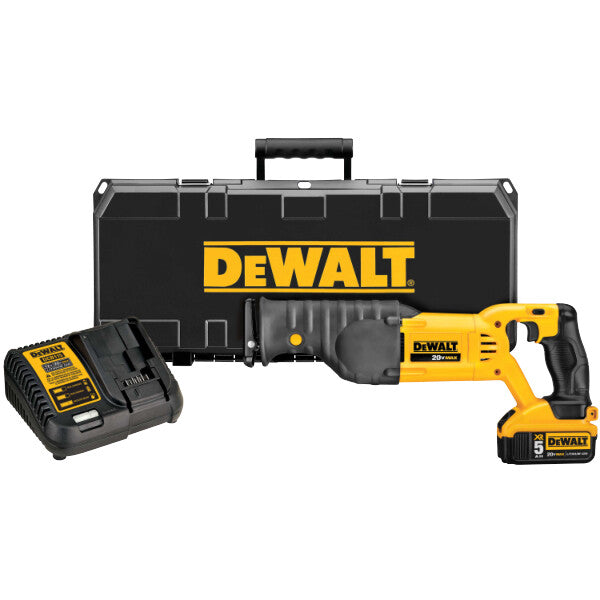 Dewalt, Cordless Reciprocating Saw Kit, 20 Volt Max, DCS380P1