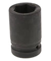 Impact Socket, Deep, 1/2" Dr, 6 Point