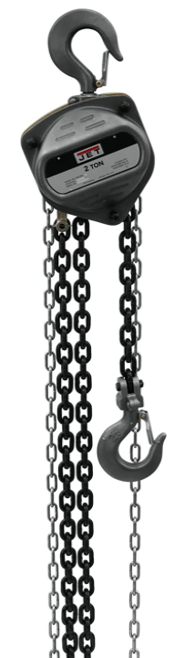 Jet Chain Hoist, 2 Ton, 20' Lift